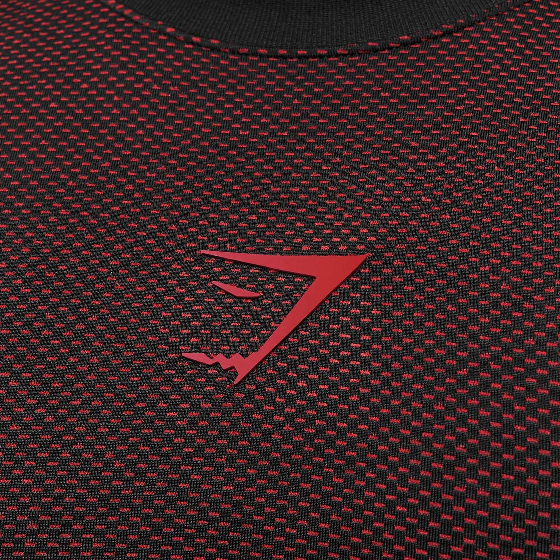 GYMSHARK Onyx 5.0 Tank Black/Carmine Red