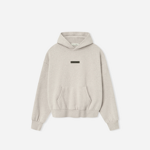Fear Of God Essentials SS25 Classic Fleece Hoodie - Heather Stone