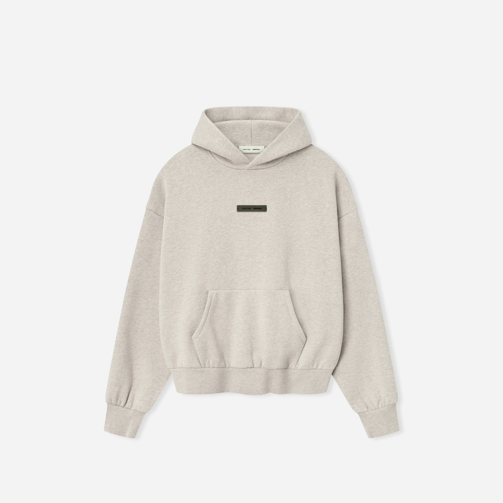 Fear Of God Essentials SS25 Classic Fleece Hoodie - Heather Stone