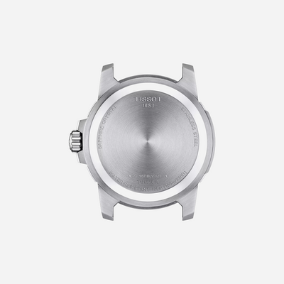 Tissot Supersport Gent Blue Dial Leather Strap 44mm Stainless Steel