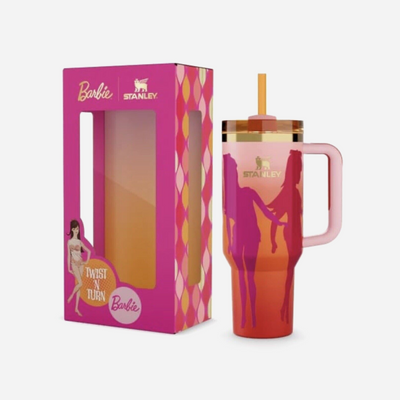 Stanley x Barbie Legends Flowstate Quencher 40oz Tumbler 60s Twist 'N Turn