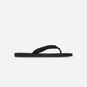 THE ROW Dune Classic Sandal Rubber Black