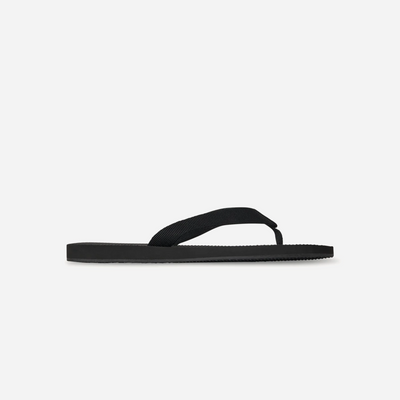 THE ROW Dune Classic Sandal Rubber Black