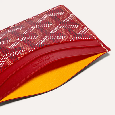 Goyard Saint-Sulpice Card Wallet Red