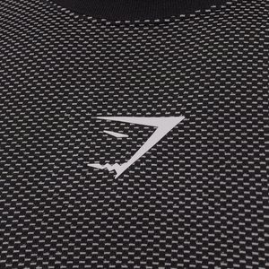 GYMSHARK Onyx 5.0 Tank Black/Light Grey