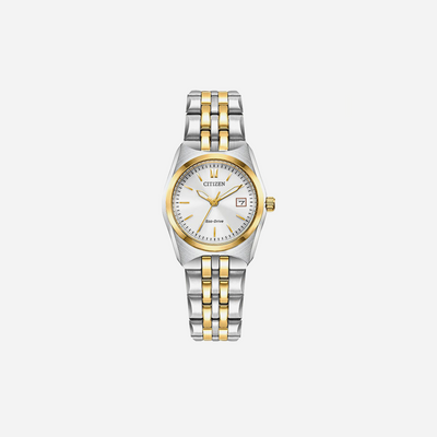 Citizen Eco-Drive Ladies Watch White Dial