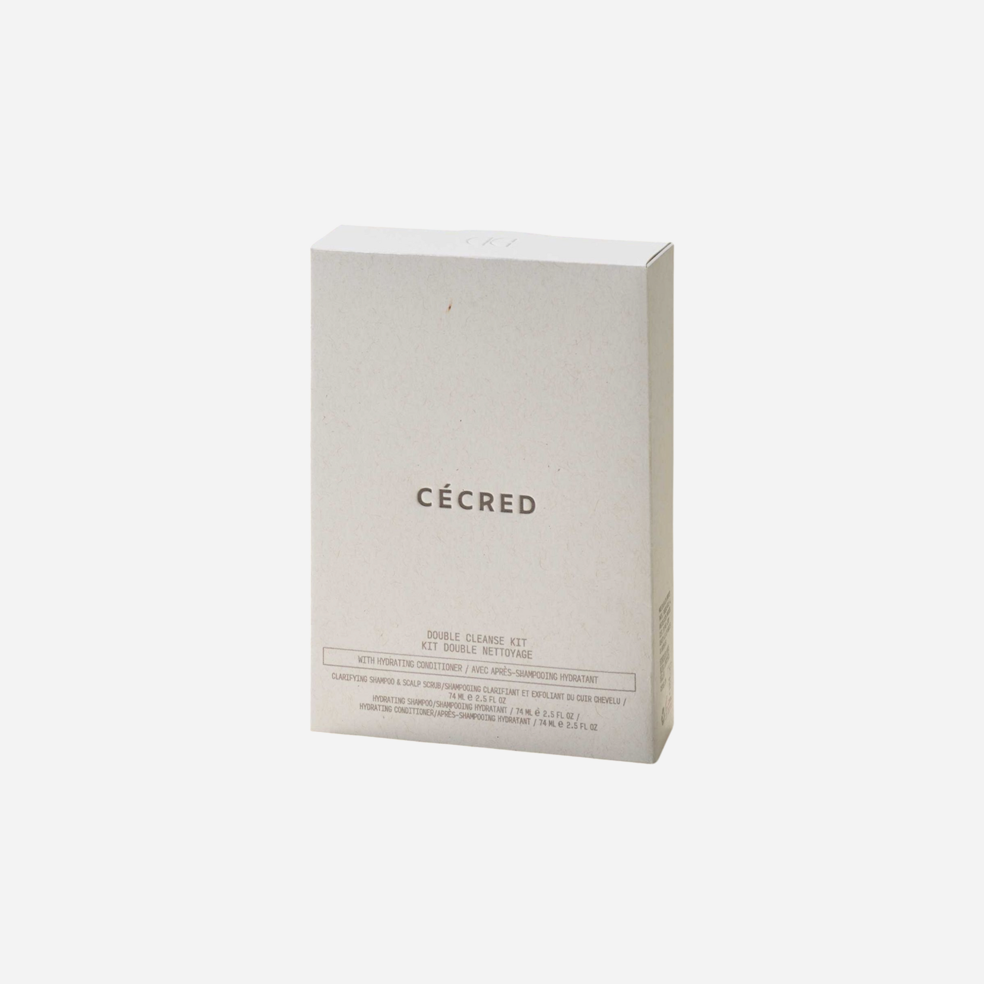 Cécred Double Cleanse Kit with Hydrating Conditioner