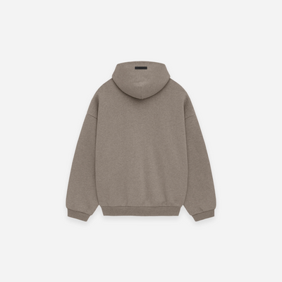 Fear Of God Essentials SS25 Heavy Fleece Vintage Shrunken Hoodie Heather Grey