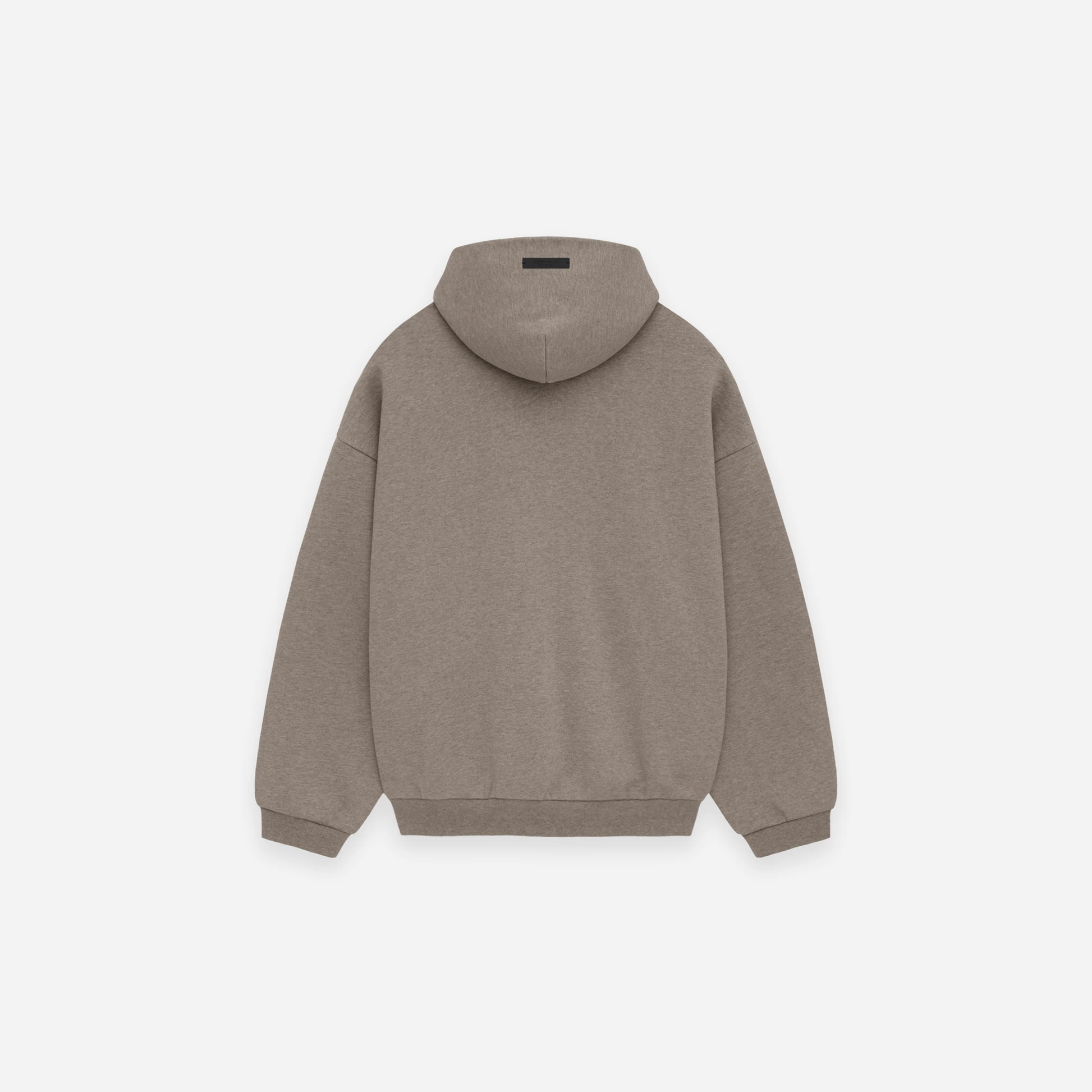 Fear Of God Essentials SS25 Heavy Fleece Vintage Shrunken Hoodie Heather Grey
