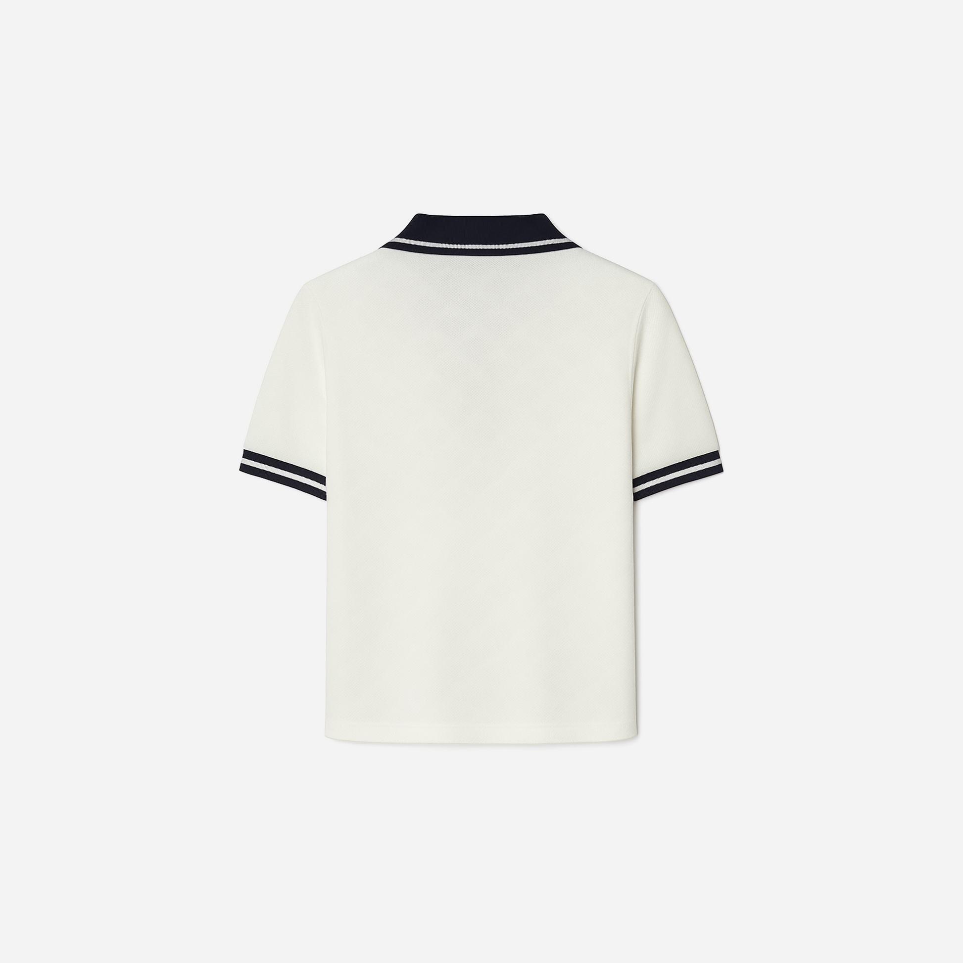 Tory Burch Terry Jacquard Polo Snow White