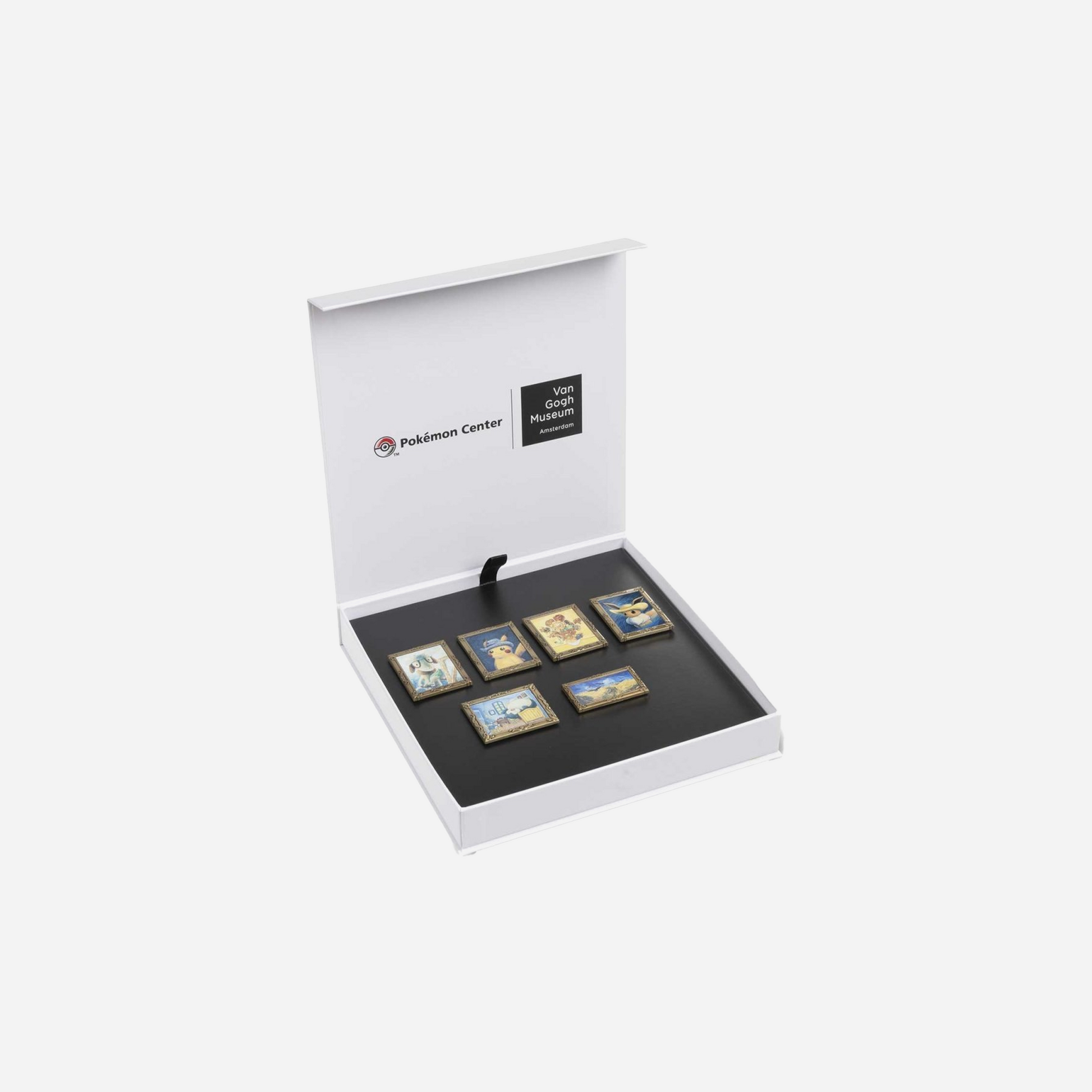 Pokemon Center x Van Gogh Museum: Pokemon Inspired by Paintings 6 Pack Pin Box Set