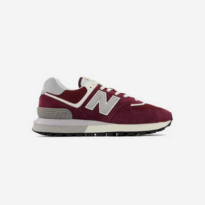 New Balance 574 Maroon White