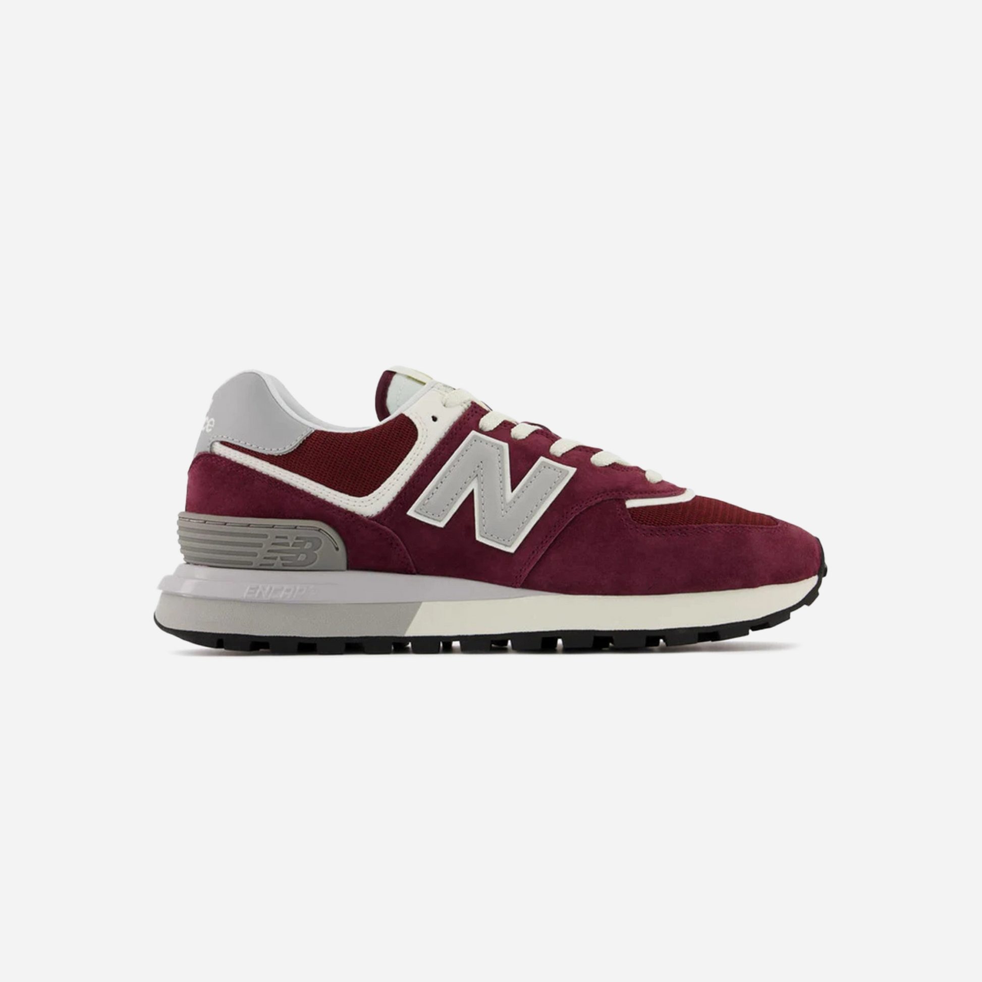 New Balance 574 Maroon White