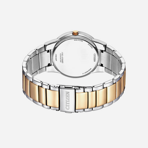 Citizen Eco-Drive Gents Watch White Dial