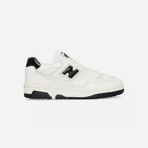 New Balance 550 Sea Salt Black Patent