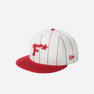 Golf Le Fleur Striped F Fitted Hat Red