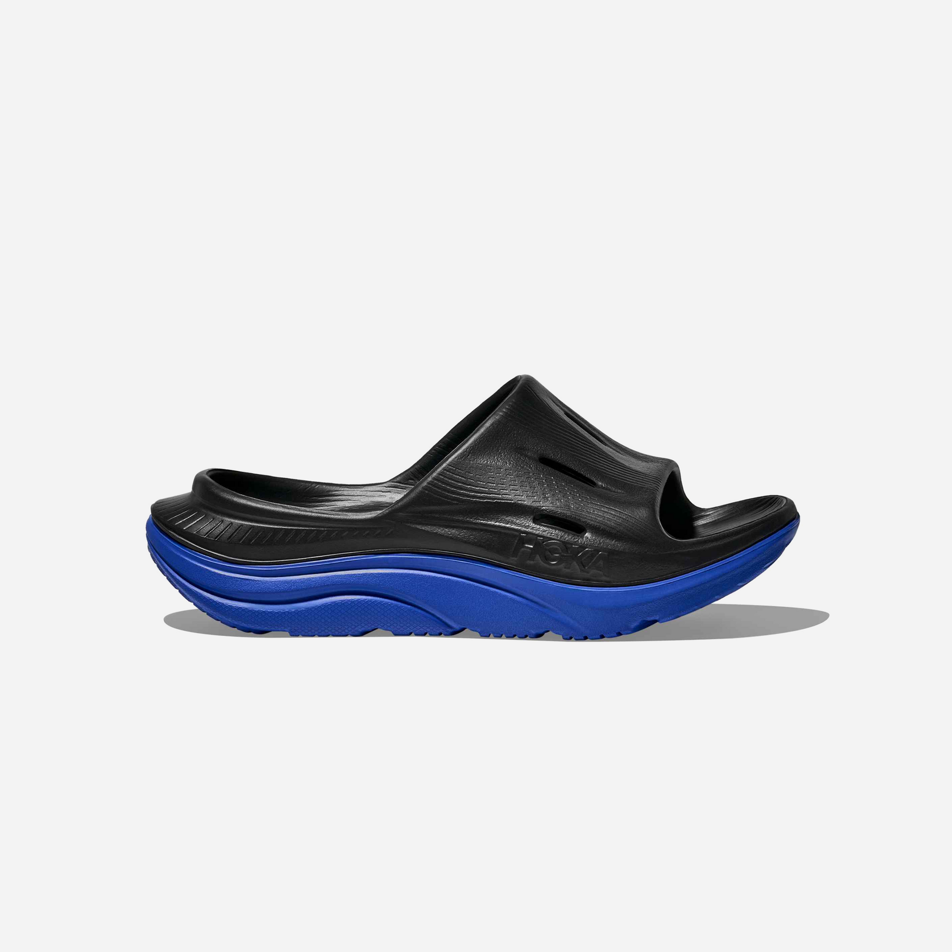 Hoka Ora Recovery Slide 3 Black Ultramarine