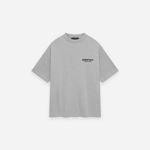 Fear Of God Essentials SS25 Jersey Crewneck T-Shirt Light Heather Grey