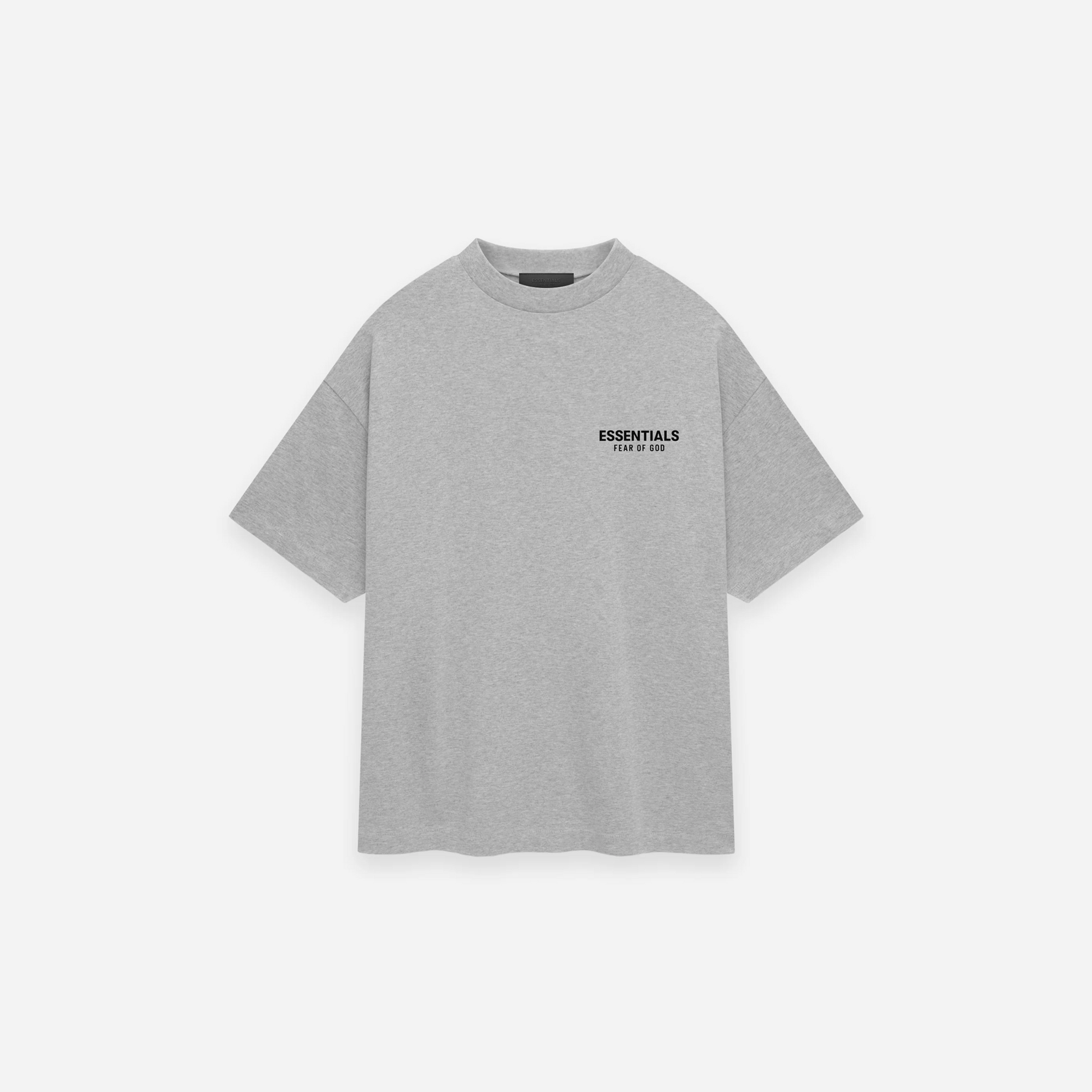 Fear Of God Essentials SS25 Jersey Crewneck T-Shirt Light Heather Grey