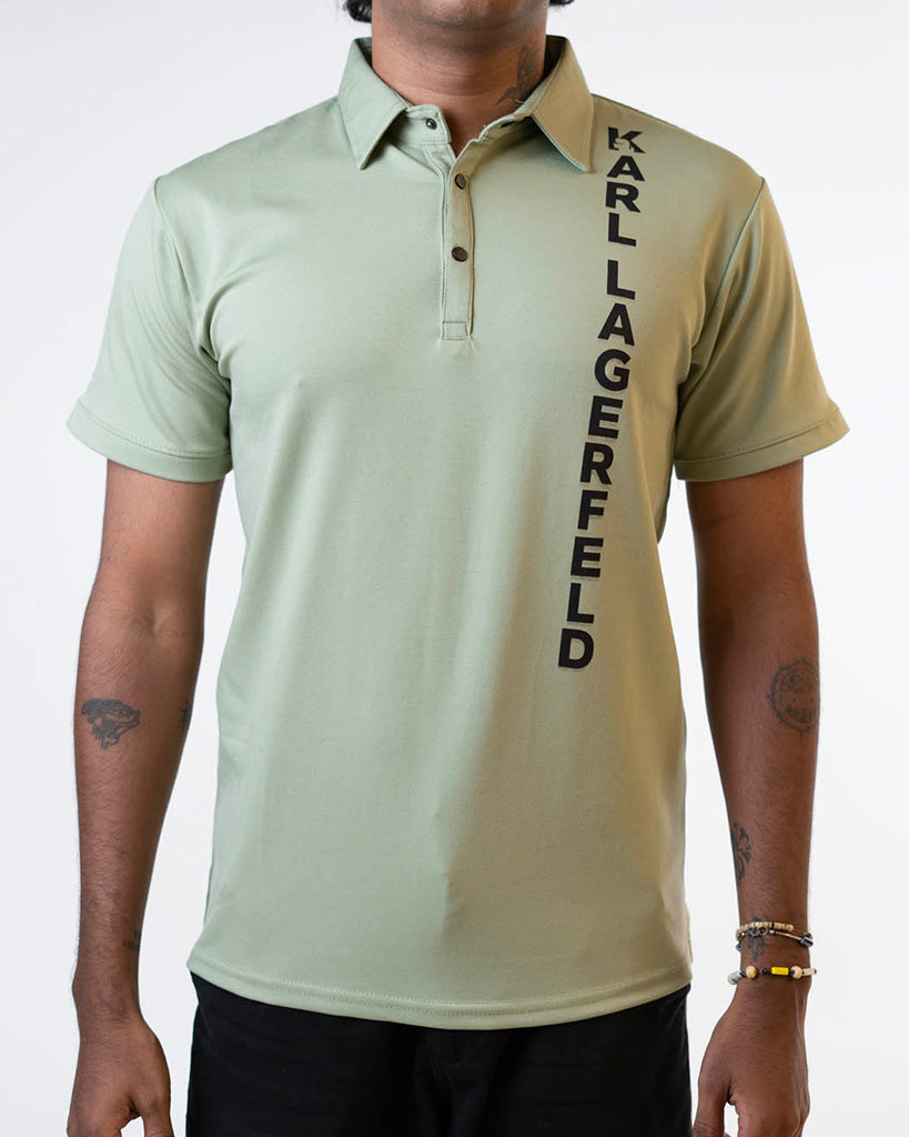Karl Legerfeld Polo T-Shirt - Green