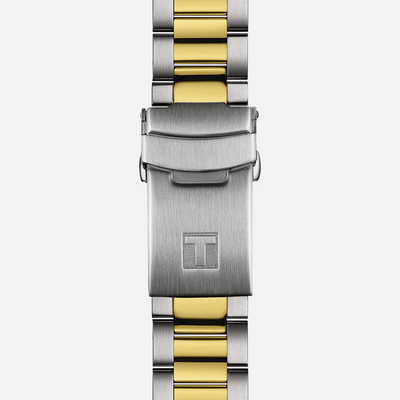 Tissot Seastar 1000 Powermatic 80 Black Dial Two-Tone Yellow Gold 40mm