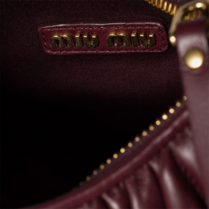 Miu Miu Wander Burgandy