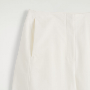 Cos Cropped Barrel-Leg Cotton Trousers