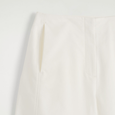 Cos Cropped Barrel-Leg Cotton Trousers