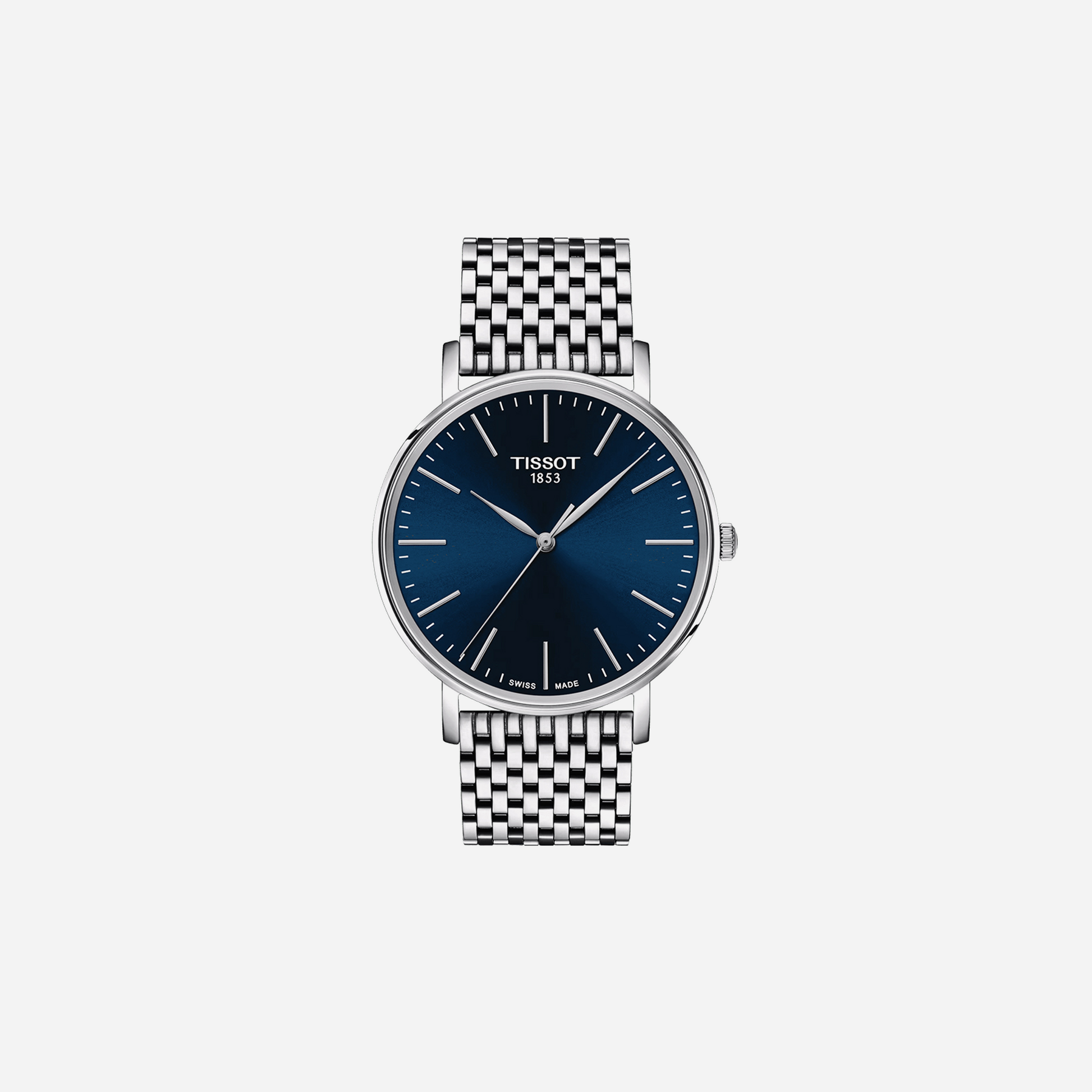 Tissot Everytime Blue Dial 40mm Stainless Steel Quartz Watch