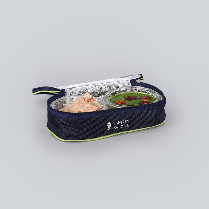 Boston Round Glass Lunch BoxesSet Of 2 Pcs