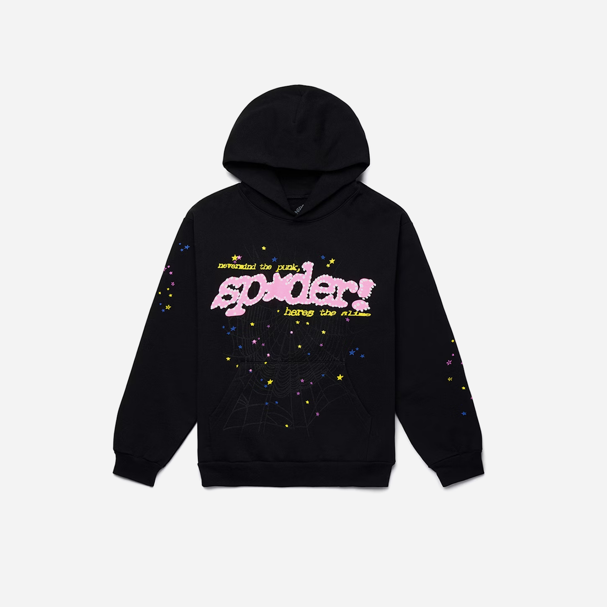 Sp5der P*NK V2 Hoodie Black