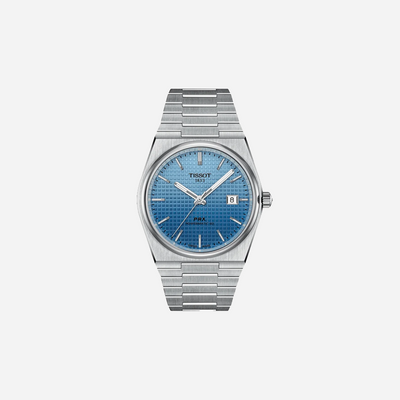 Tissot PRX Powermatic 80 Gradient 40mm Ice Blue Chameleon Dial Grey Stainless Steel Automatic Watch