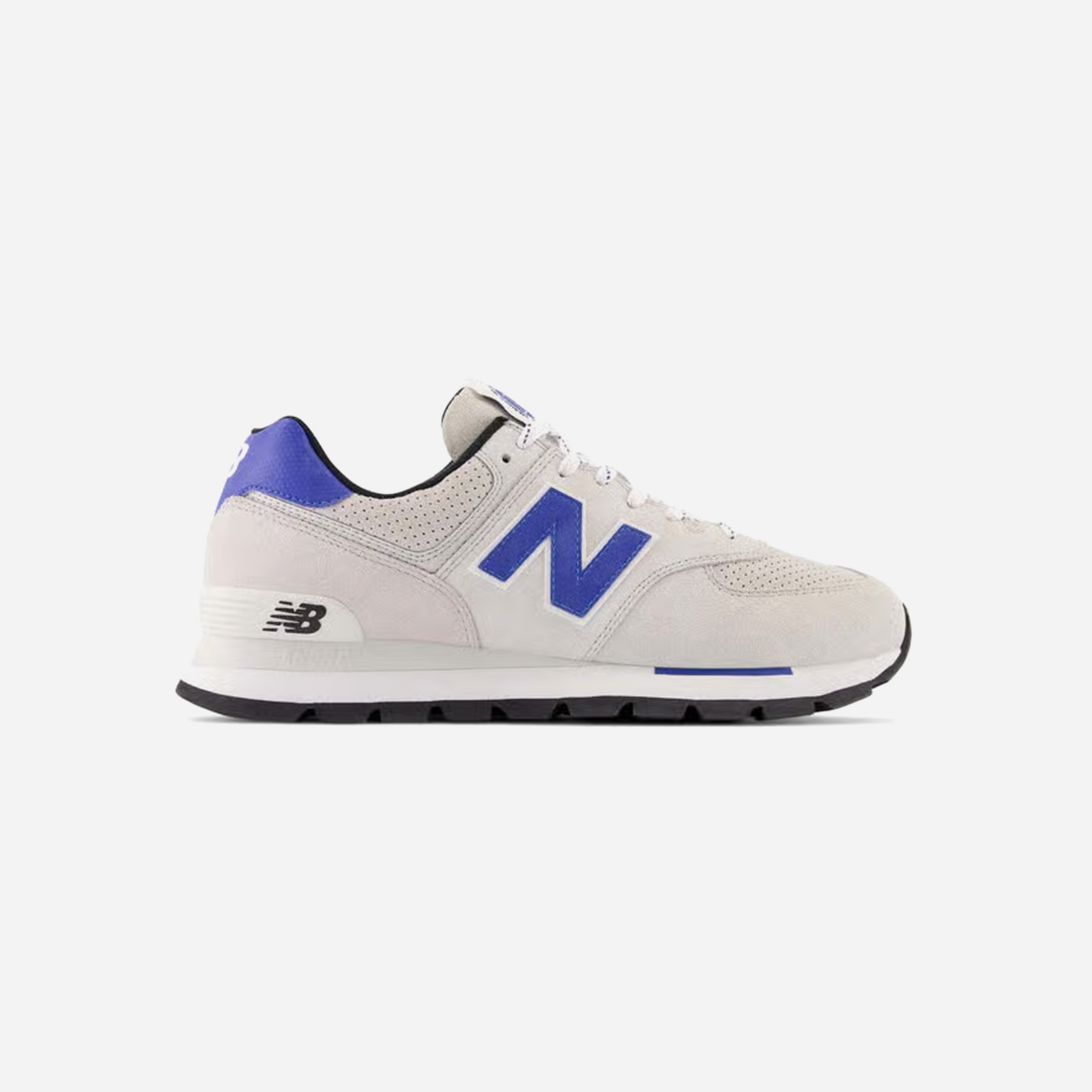New Balance Mens 574 Arctic Grey Suede Mesh Sneakers