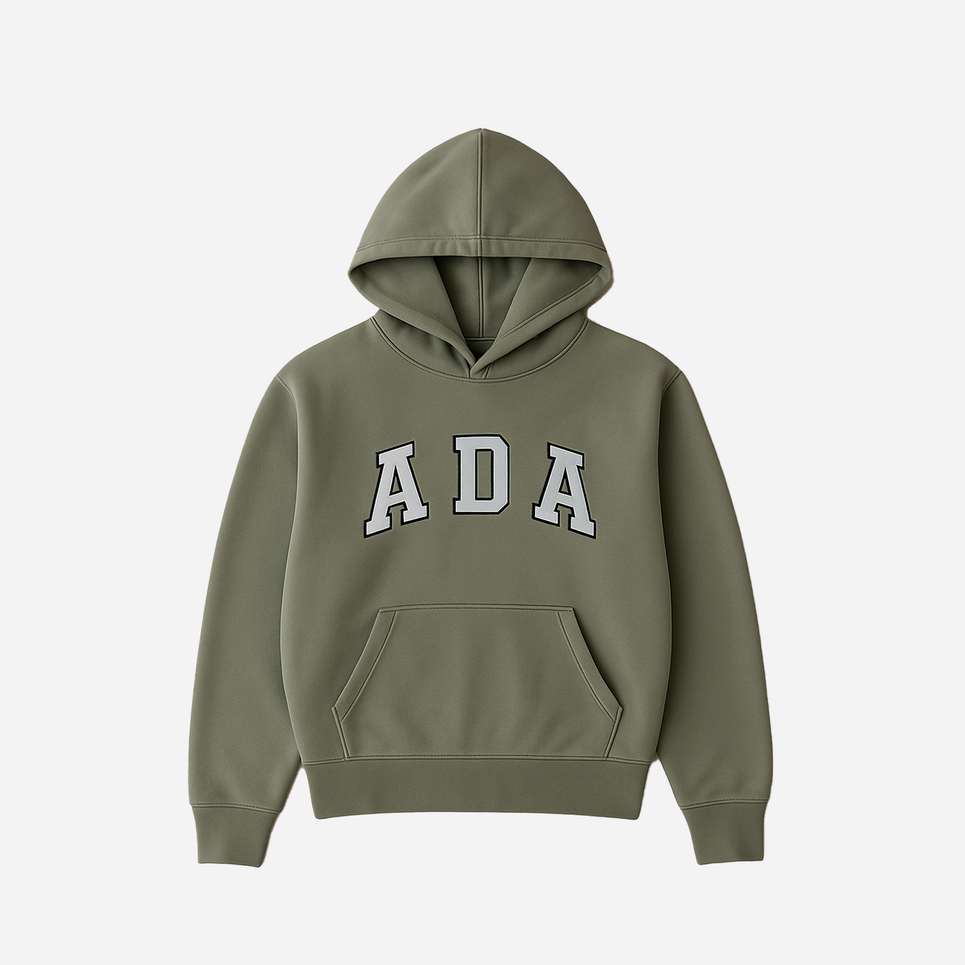 Adanola Oversized Hoodie Olive Green