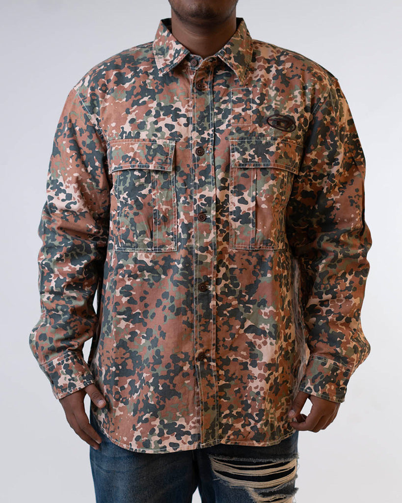 Diesel S-Roow Big Pat Loose Fit Shirt