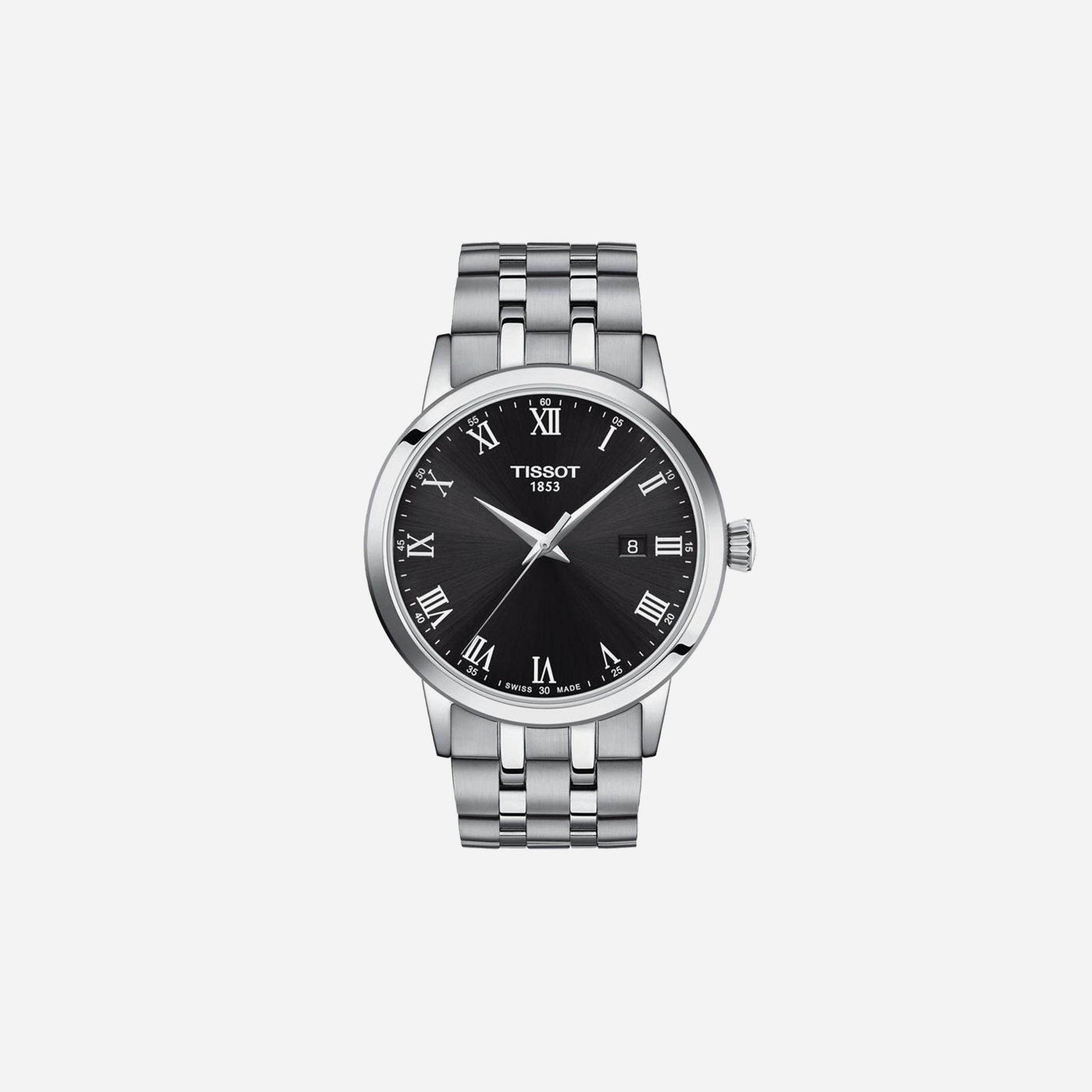Tissot Classic Dream Quartz Black Dial 42mm Stainless Steel Watch