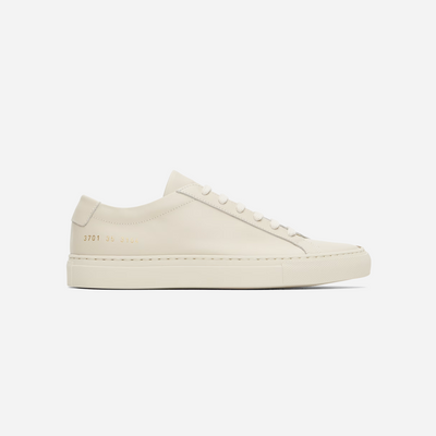 Common Projects Mens Achilles Low Beige Shoes