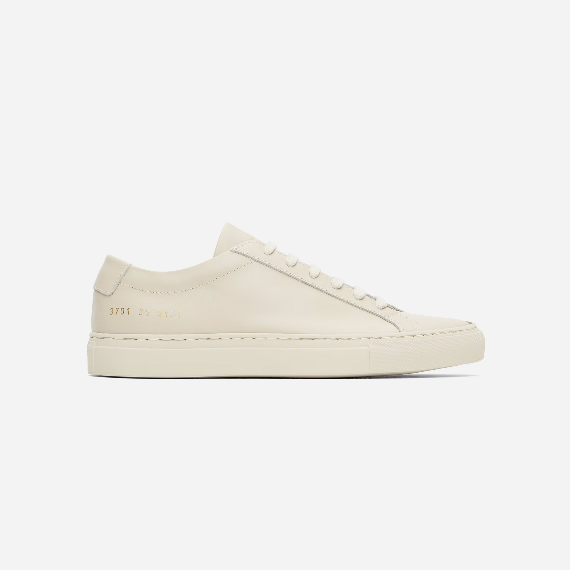 Common Projects Mens Achilles Low Beige Shoes