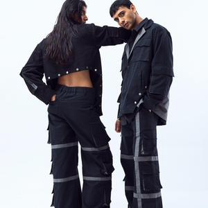 Midnight Pleated Pants