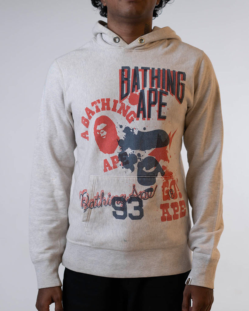 Aape By A Bathing Ape Multi-Logo Pullover Hoodie