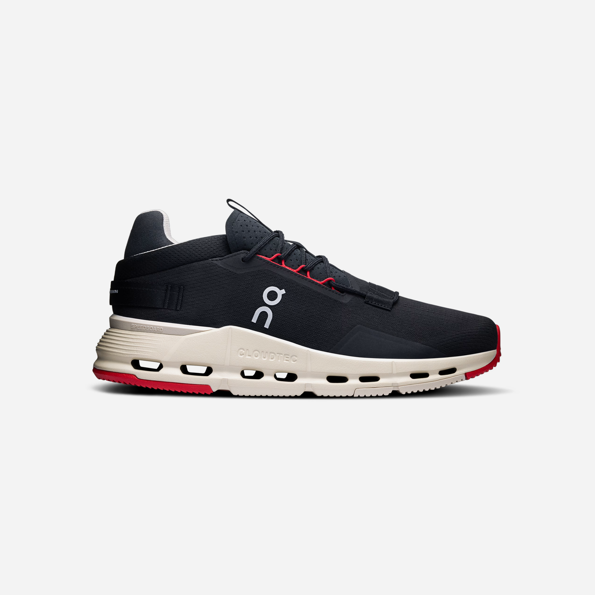 ON Running Cloudnova 2 Black Red