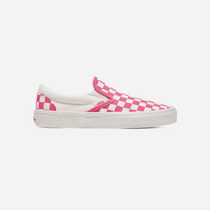 Vans Classic Slip-On Checkerboard Shoe Honeysuckle Pink / White