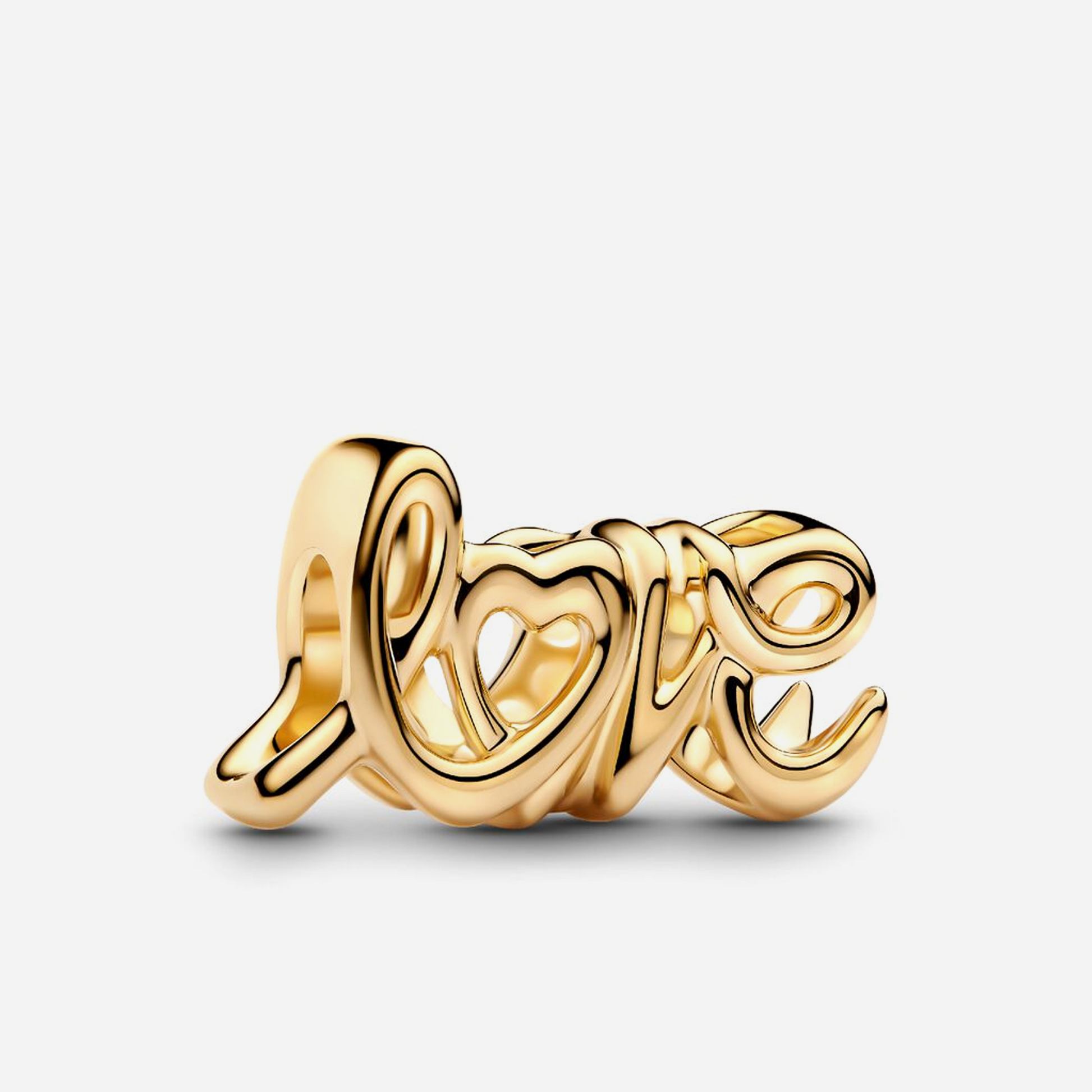 Pandora Handwritten Love Charm Gold Plated