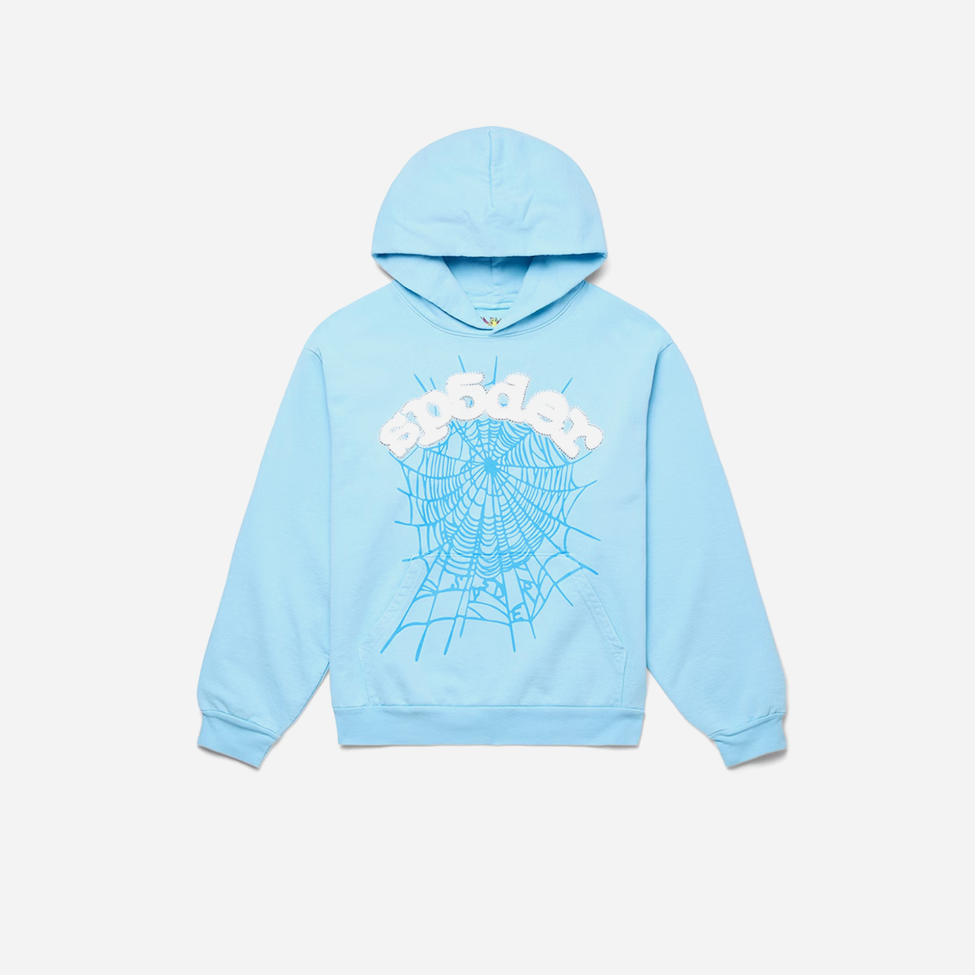 Sp5der Web Hoodie Sky Blue