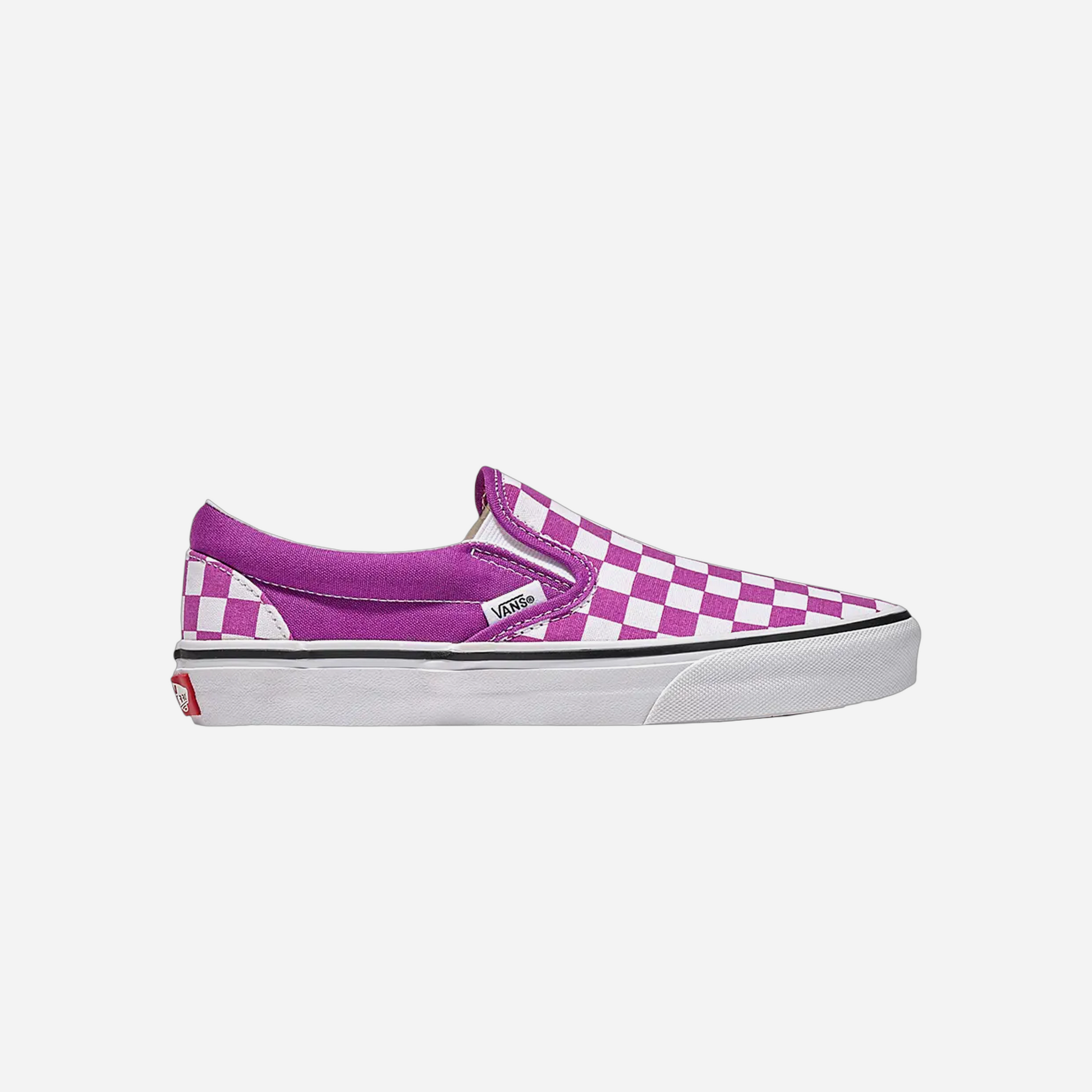 Vans Classic Slip-On Checkerboard Shoe Willowherb Purple / White