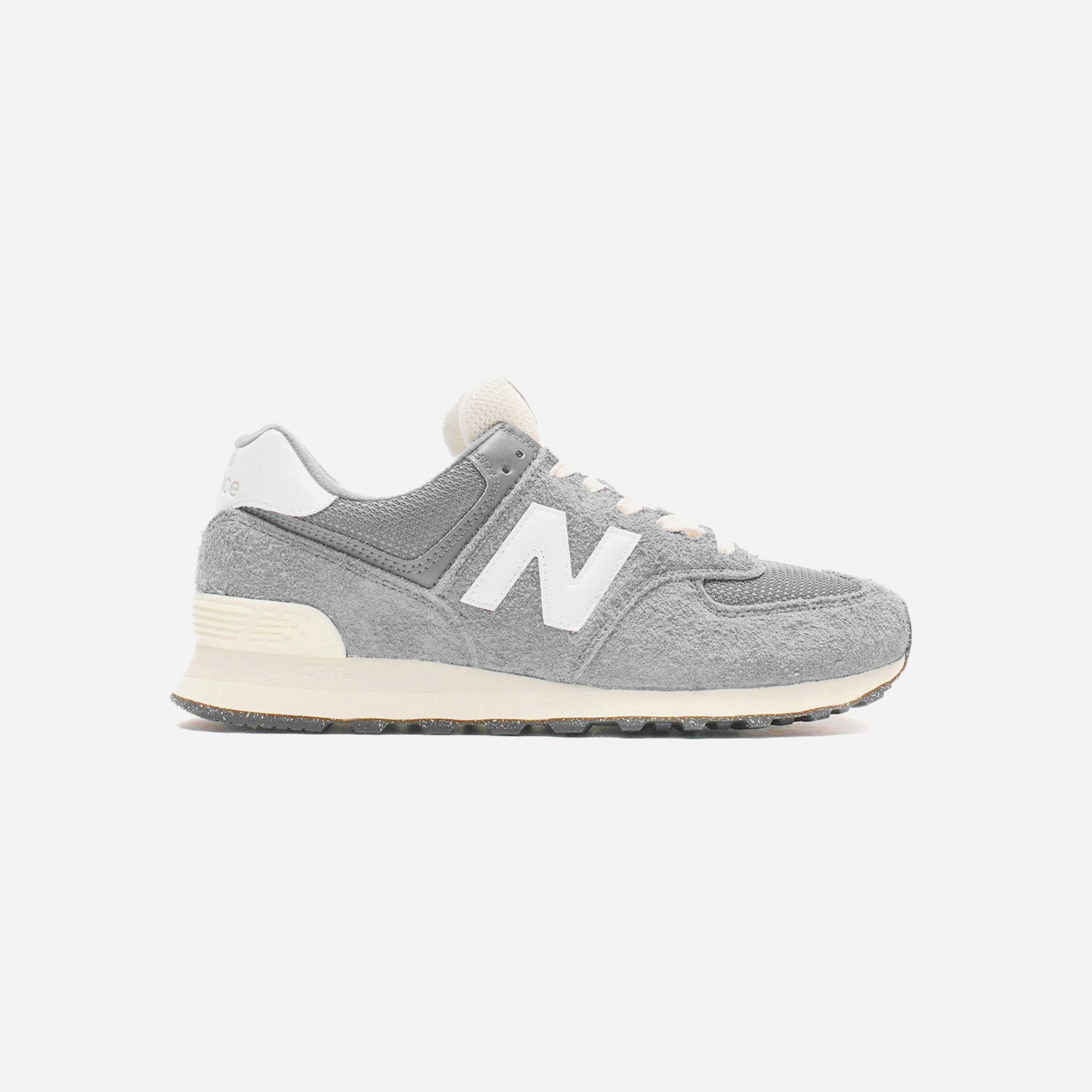 New Balance 574 Concrete White Angora