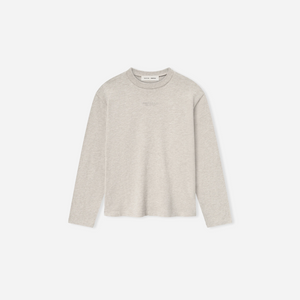 Fear Of God Essentials SS25 Womens Classic Long Sleeve Tee- Heather Stone