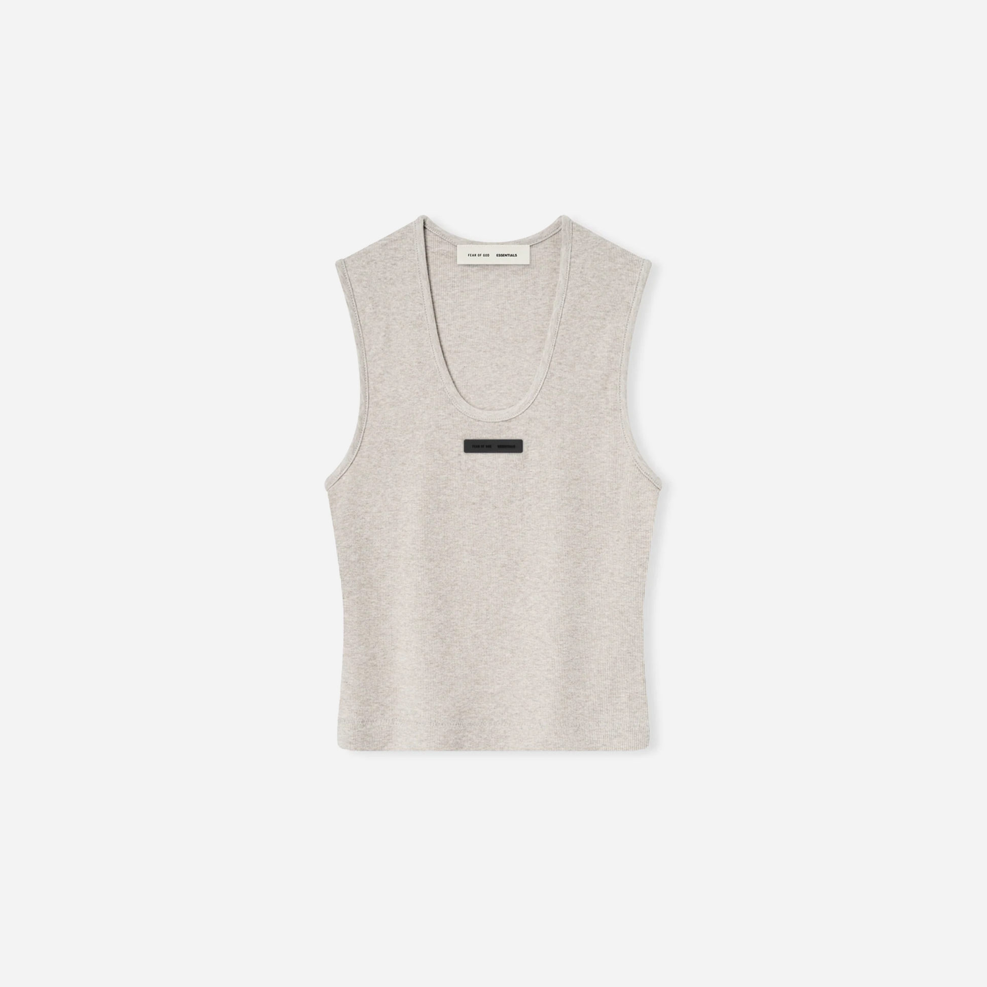 Fear Of God Essentials SS25 Womens Rib Tank- Heather Stone