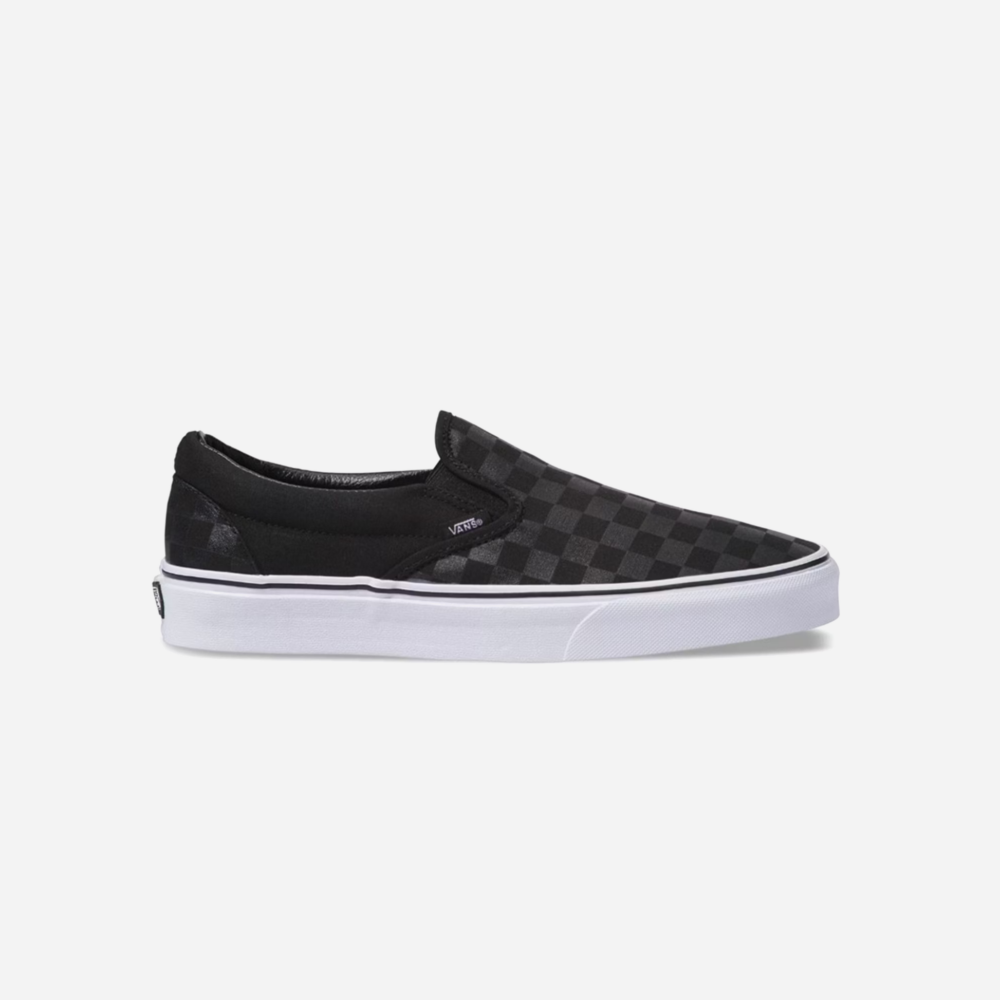 Vans Classic Slip-On Checkerboard Shoe Black