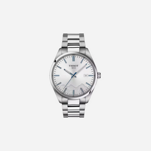 Tissot PR 100 Jungfraubahn Quartz Silver Dial 40mm Grey Stainless Steel Bracelet Watch